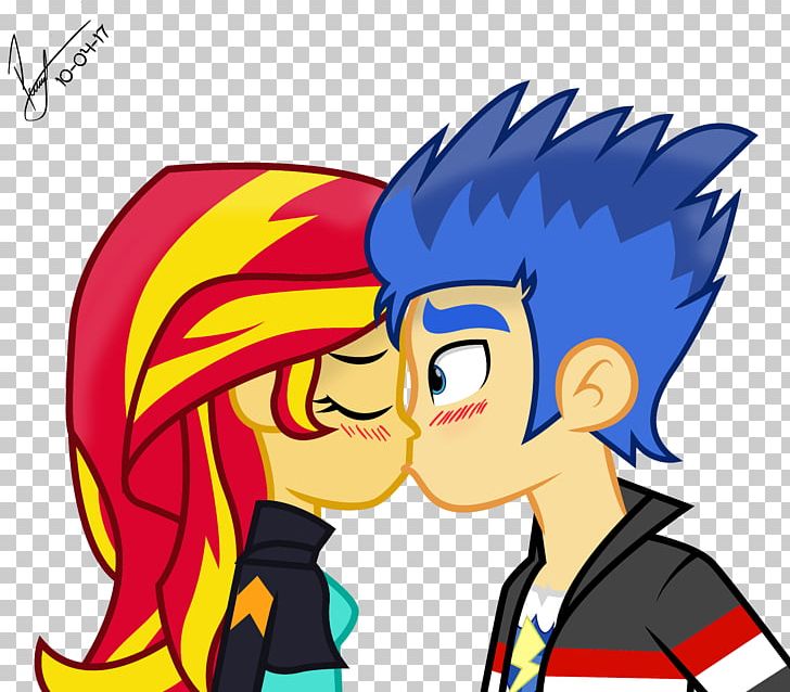 Sunset Shimmer Twilight Sparkle Flash Sentry Kiss My Little Pony: Equestria Girls PNG, Clipart, Absurd, Anime, Art, Boy, Cartoon Free PNG Download