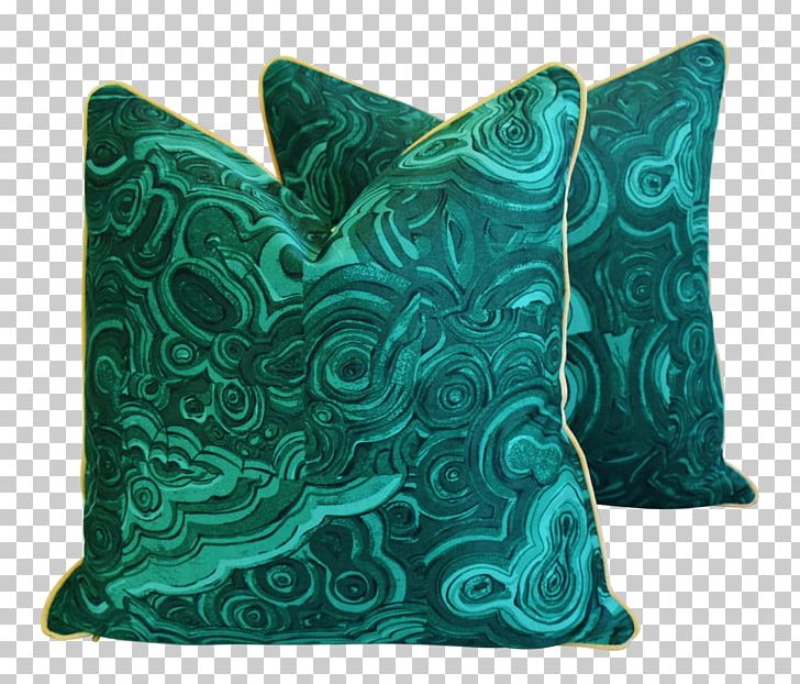 Throw Pillows Malachite Blanket Textile PNG, Clipart, Aqua, Blanket, Chair, Cotton, Cushion Free PNG Download