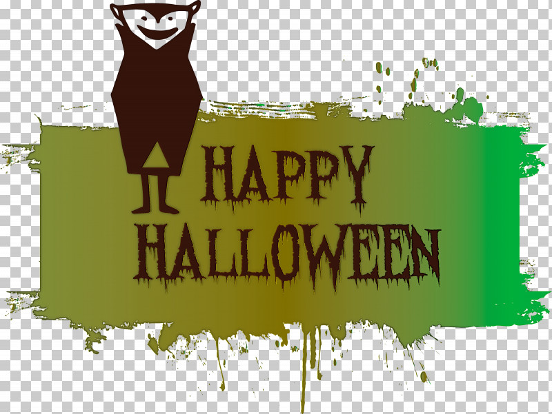Happy Halloween PNG, Clipart, Behavior, Green, Happy Halloween, Human, Logo Free PNG Download