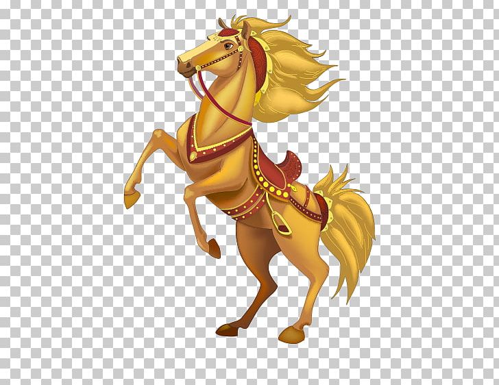 Horse Illustration PNG, Clipart, Animals, Cartoon, Encapsulated Postscript, Fictional Character, Golden Frame Free PNG Download