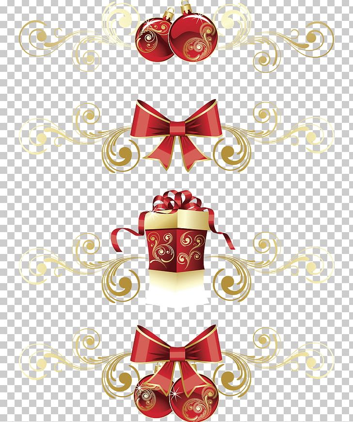 Gold Chemical Element Red PNG, Clipart, Bow, Chemical Element, Christmas, Christmas Border, Christmas Decoration Free PNG Download