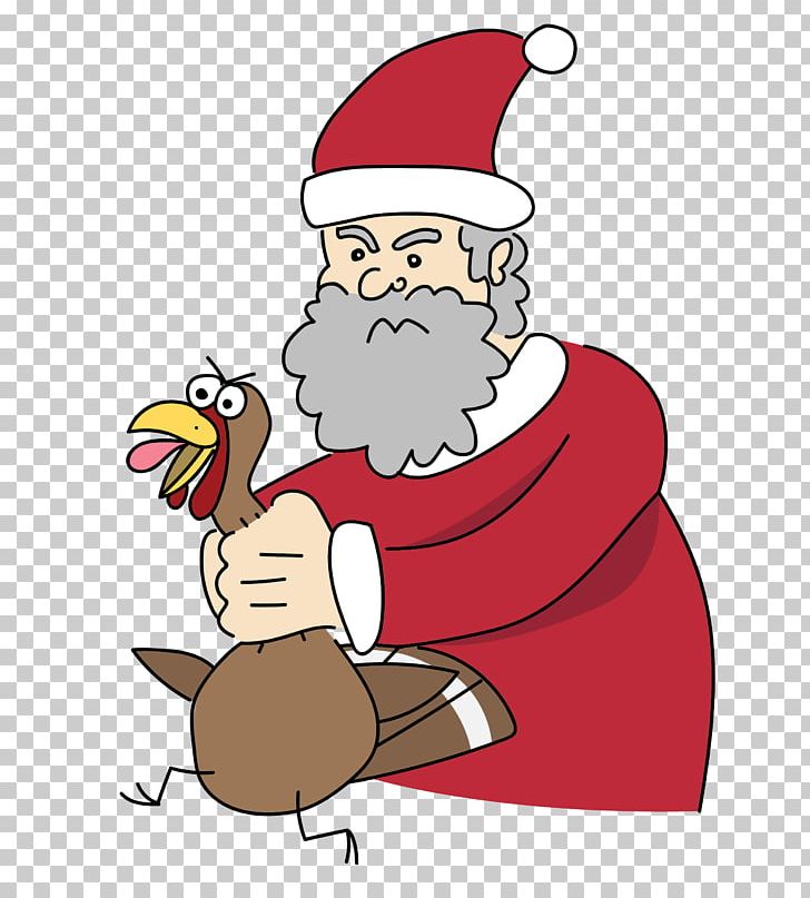 Santa Claus Christmas Day Thumb PNG, Clipart, Art, Artwork, Beak, Bustling, Cartoon Free PNG Download