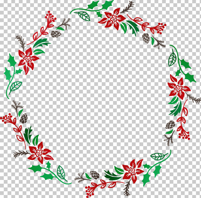 Christmas Decoration PNG, Clipart, Christmas Decoration, Christmas Frame, Floral Frame, Flower Frame, Holly Free PNG Download