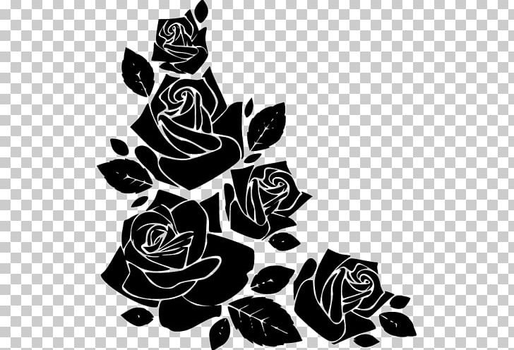 rose silhouette png