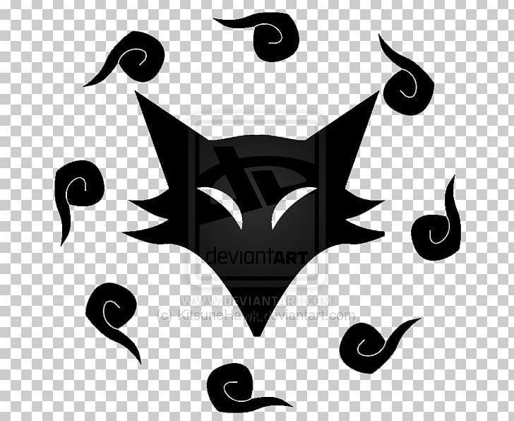 Nine-tailed Fox Mon Kitsune Symbol Samurai PNG, Clipart, Black, Black And White, Cat, Cat Like Mammal, Crest Free PNG Download