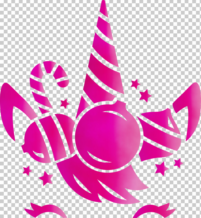 Pink Magenta Logo PNG, Clipart, Christmas Unicorn, Logo, Magenta, Paint, Pink Free PNG Download
