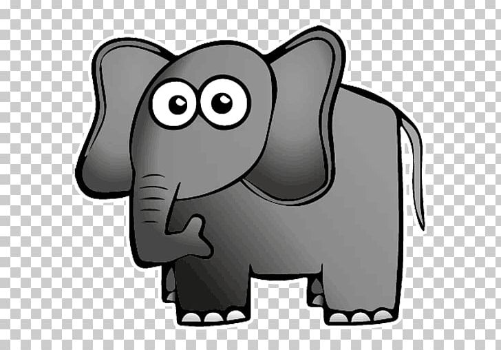 African Elephant Indian Elephant Telegram Sticker Elephants PNG, Clipart, African Elephant, Animals, Black And White, Canidae, Cartoon Free PNG Download