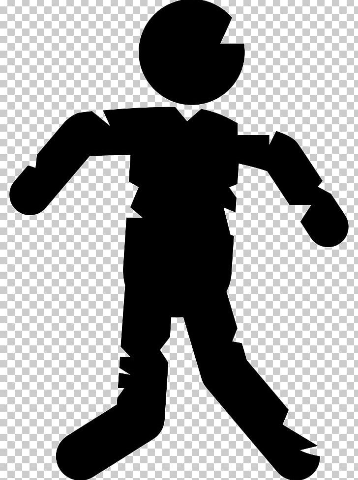 Computer Icons Zombie Silhouette PNG, Clipart, Black And White, Computer Icons, Download, Fantasy, Frontal Free PNG Download