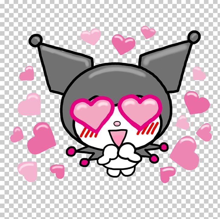 Kuromi Sticker Sanrio PNG, Clipart, Area, Art, Clip Art, Decal, Emoji Free PNG Download