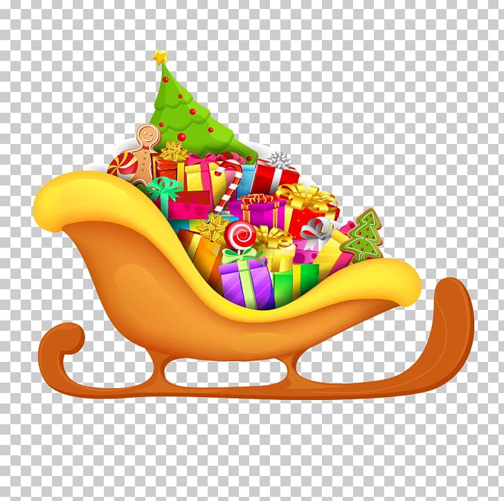 Santa Claus Christmas Sled PNG, Clipart, Balloon Cartoon, Boy Cartoon, Cartoon, Cartoon Character, Cartoon Couple Free PNG Download