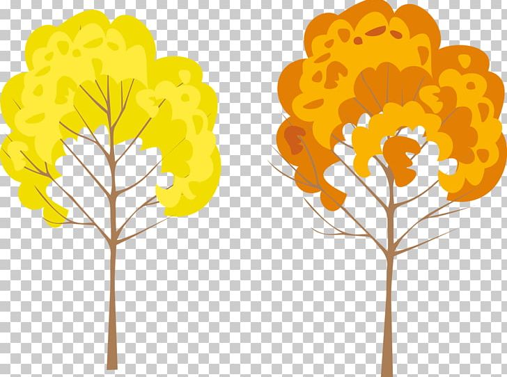 Tree Branch Yellow PNG, Clipart, Branch, Christmas Tree, Color, Cut Flowers, Flower Free PNG Download