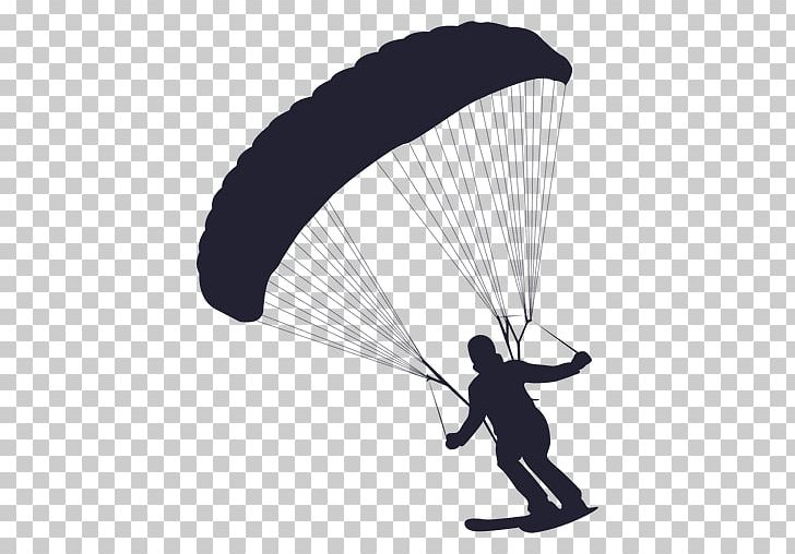 Paragliding Parachute Silhouette Drawing Speed Flying PNG, Clipart, Air Sports, Cliff, Drawing, Encapsulated Postscript, Parachute Free PNG Download