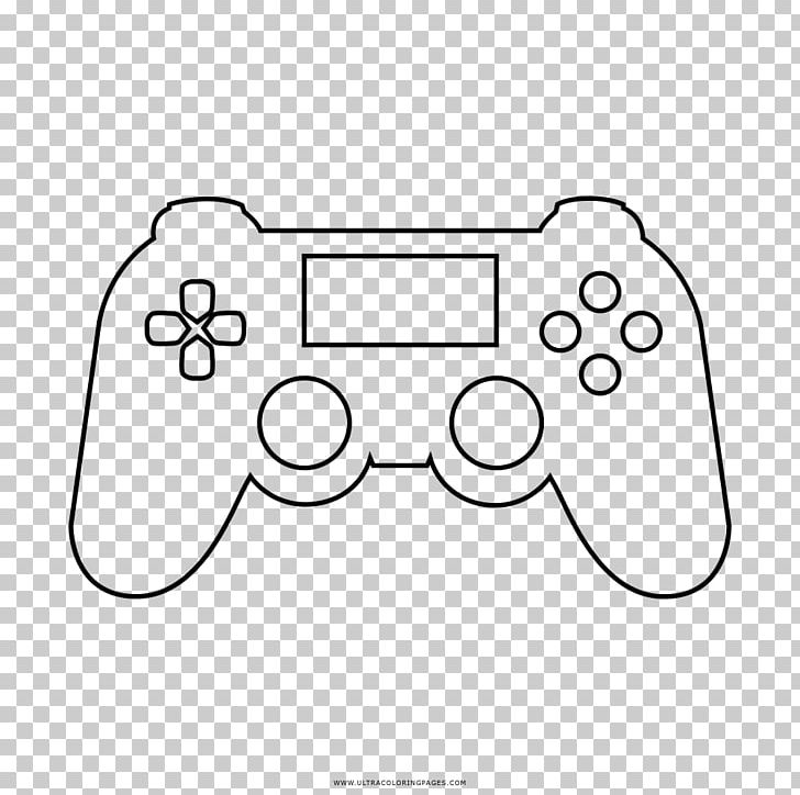 PlayStation Drawing Game Controllers Line Art Video Game PNG, Clipart, Angle, Black, Black And White, Game, Game Controller Free PNG Download