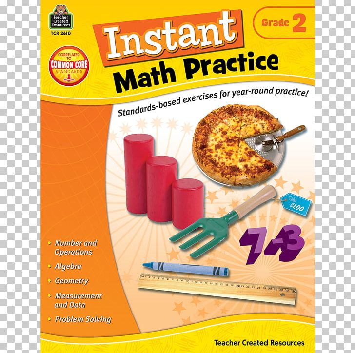 Instant Math Practice: Grade 2 Mathematics Teacher Education Number PNG, Clipart, Book, Cuisine, Education, Fifth Grade, Food Free PNG Download