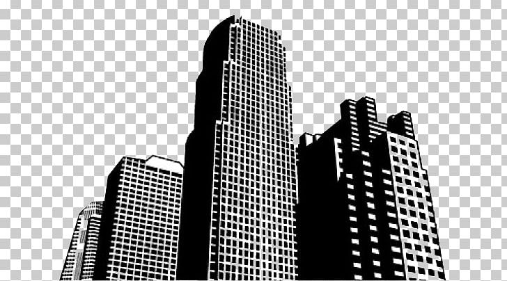 High-rise Building Skyscraper PNG, Clipart, Architectural Engineering, Architecture, Black And White, Building, Building Materials Free PNG Download