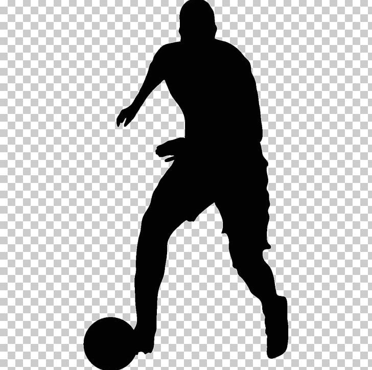 Football Player Silhouette Sport UEFA Europa League PNG, Clipart, Animals, Arm, Athlete, Black, Black And White Free PNG Download