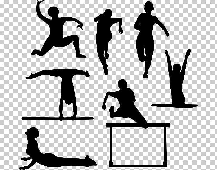 Sport Silhouette PNG, Clipart, Animals, Area, Athlete, Athletics, Black And White Free PNG Download