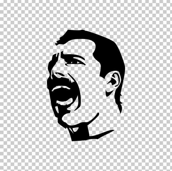 The Freddie Mercury Tribute Concert The Show Must Go On Queen PNG, Clipart, Art, Black, Black And White, Brand, Cartoon Free PNG Download