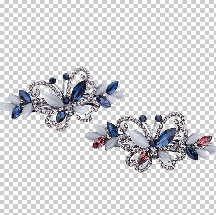 Butterfly Barrette Blue Hairpin PNG, Clipart, Accessories, Barrette, Blue, Blue Abstract, Blue Background Free PNG Download