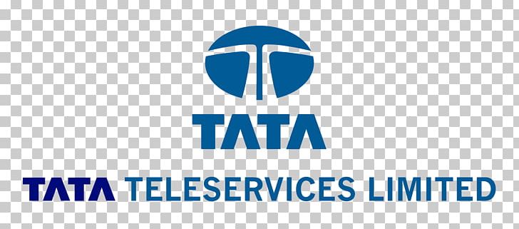 Tata Teleservices Logo Organization Tata Group Brand PNG, Clipart, Area, Blue, Brand, Business, Line Free PNG Download