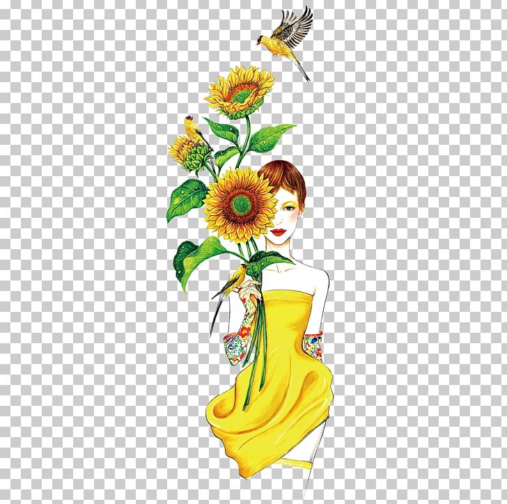 Fashion Illustration Drawing Illustrator Illustration PNG, Clipart, Fashion, Fashion Girl, Flower, Flower Arranging, Flowers Free PNG Download