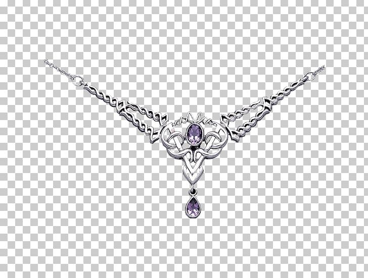Necklace Jewellery Charms & Pendants Gemstone Clothing Accessories PNG, Clipart, Amethyst, Body Jewelry, Celtic Cross, Celtic Knot, Chain Free PNG Download
