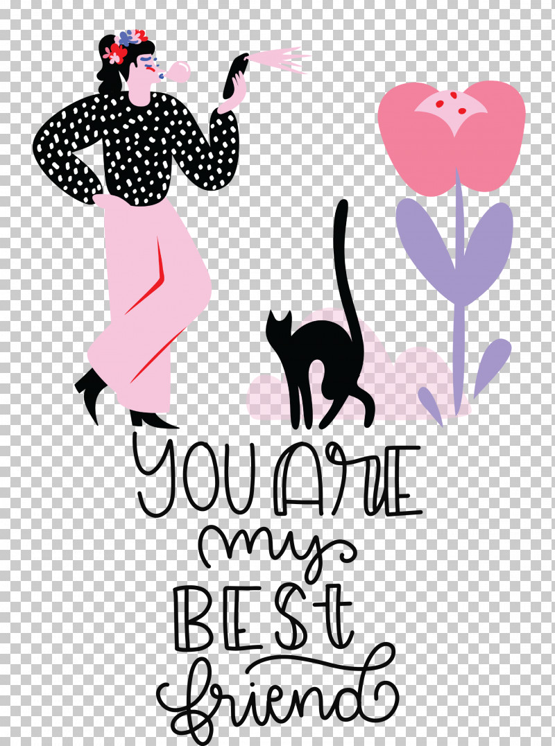 Best Friends You Are My Best Friends PNG, Clipart, Best Friends, Cartoon, Cat, Festival, International Cat Day Free PNG Download