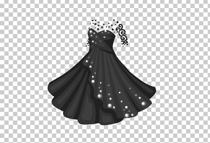 Cocktail Dress Polka Dot Shoulder Gown PNG, Clipart, Avatan, Avatan Plus, Black, Black M, Clothing Free PNG Download
