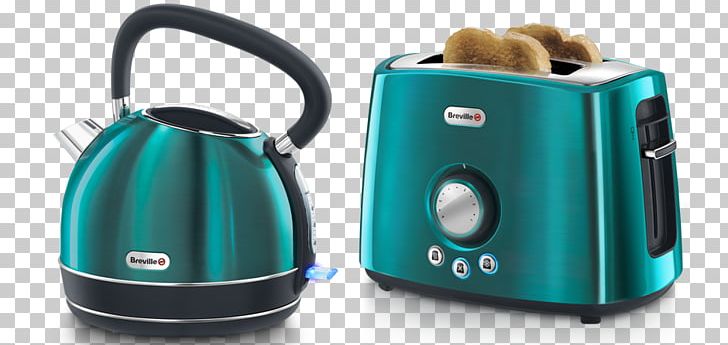 Kettle Toaster Teal Morphy Richards Kitchen PNG, Clipart, Breville, Dualit Limited, Home Appliance, Kettle, Kitchen Free PNG Download