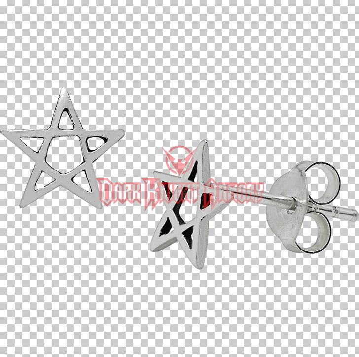 Earring Pentagram Sterling Silver Jewellery PNG, Clipart, Angle, Body Jewellery, Body Jewelry, Charm Bracelet, Charms Pendants Free PNG Download