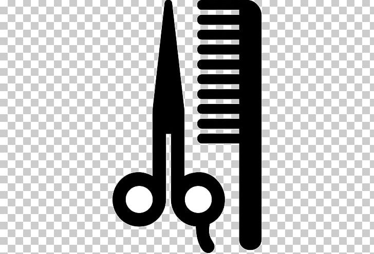 Comb Cosmetologist Scissors Hairstyle Barber PNG, Clipart, Barber, Beauty Parlour, Black And White, Brand, Comb Free PNG Download