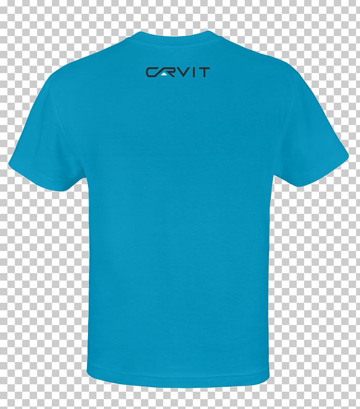 T-shirt Crew Neck Clothing Turquoise PNG, Clipart, Active Shirt, Aqua, Azure, Blue, Clothing Free PNG Download