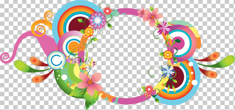 Flower Circle Frame Floral Circle Frame Circle Frame PNG, Clipart ...