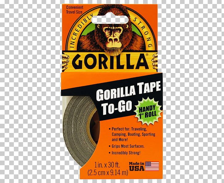 Adhesive Tape Gorilla Tape Gorilla Glue Double-sided Tape PNG, Clipart, Adhesive, Adhesive Tape, Brand, Cyanoacrylate, Doublesided Tape Free PNG Download