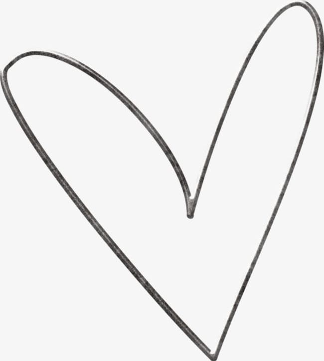 Simple Heart PNG, Clipart, Black, Hand, Hand Painted, Heart Clipart, Heart Shaped Free PNG Download