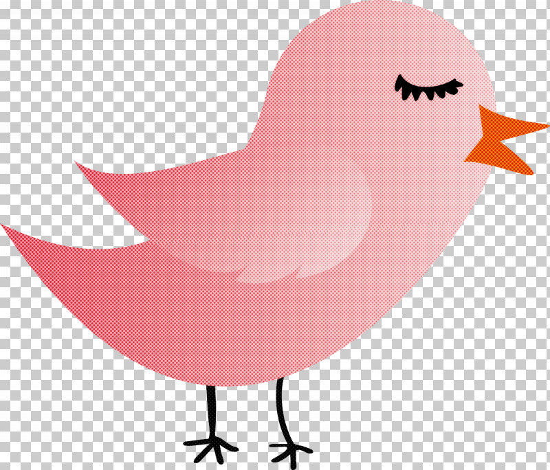 Pink Bird Cartoon Beak Mouth PNG, Clipart, Beak, Bird, Cartoon, Cartoon Bird, Cute Bird Free PNG Download