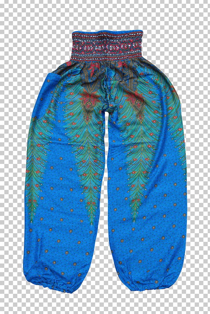 Harem Pants Yoga Pants Blue Bohemianism PNG, Clipart, Bloomers, Blue, Bohemianism, Braces, Electric Blue Free PNG Download