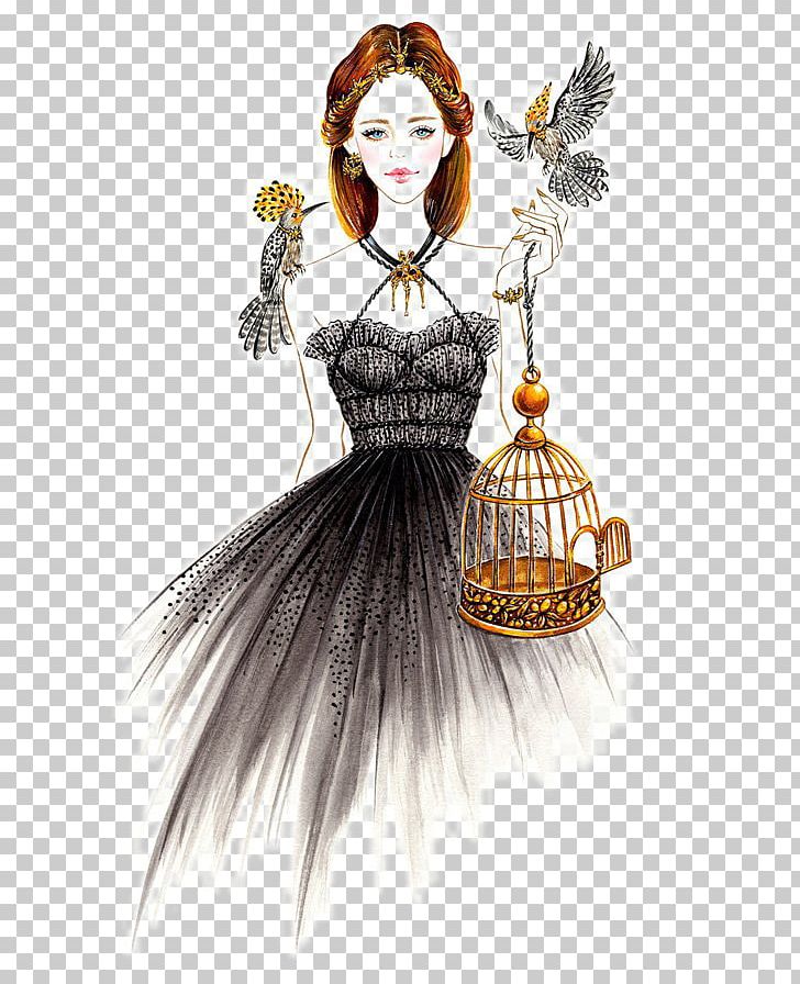 Fashion Sketchbook Fashion Illustration Illustrator Illustration PNG, Clipart, Art Work, Bird Cage, Book Illustration, Computer, Doll Free PNG Download