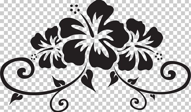 Wall Decal Bumper Sticker PNG, Clipart, Black And White, Bumper Sticker, Decal, Flora, Floral Design Free PNG Download