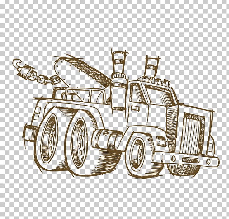 Car Tow Truck PNG, Clipart, Automotive Design, Black And White, Brand, Car, Decorate Free PNG Download