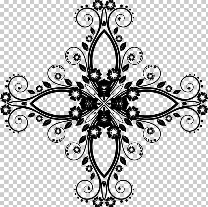 Floral Design PNG, Clipart, Art, Black, Black And White, Body Jewelry, Computer Icons Free PNG Download