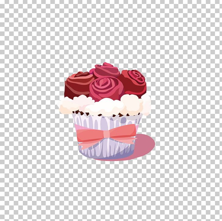 Cupcake Beach Rose Layer Cake Cream PNG, Clipart, Art, Baking, Baking Cup, Beach Rose, Birthday Cake Free PNG Download