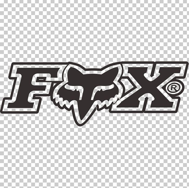 Fox Racing Scalable Graphics T-shirt Logo PNG, Clipart, Angle, Area, Black, Black And White, Brand Free PNG Download