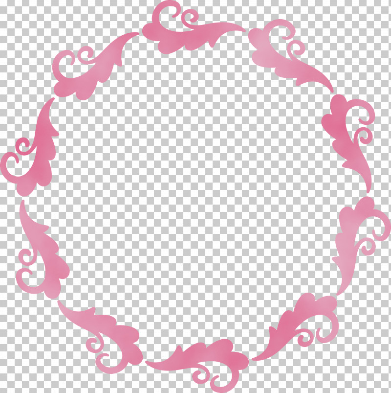 Pink Magenta Ornament Circle PNG, Clipart, Circle, Floral Frame, Flower Frame, Magenta, Monogram Frame Free PNG Download