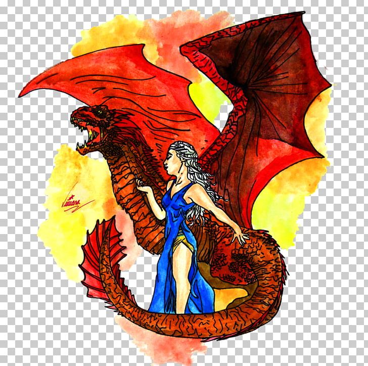 Illustration Supernatural Legendary Creature Animated Cartoon PNG, Clipart, Animated Cartoon, Art, Daenerys, Dragon, Fictional Character Free PNG Download