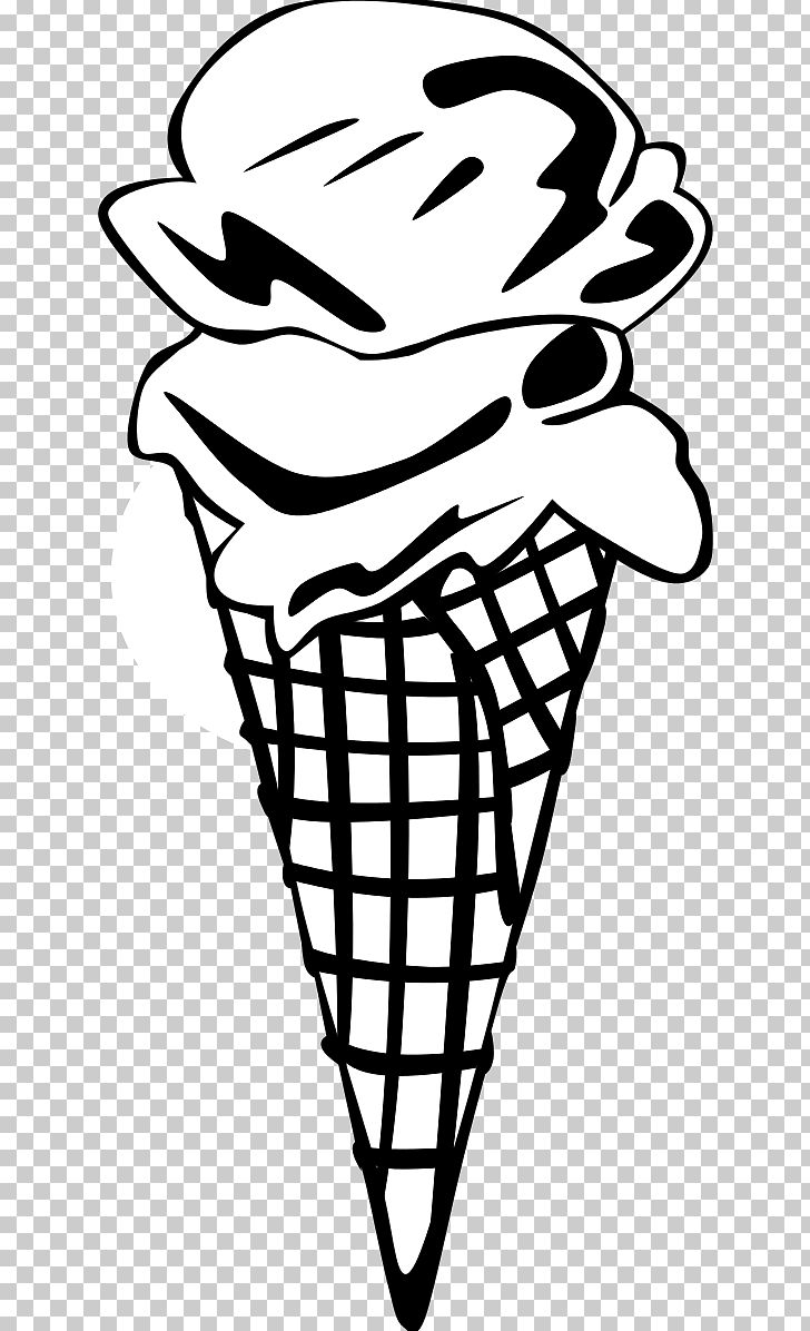 Ice Cream Cone Waffle PNG, Clipart, Artwork, Black And White, Chocolate Ice Cream, Cone, Cream Free PNG Download