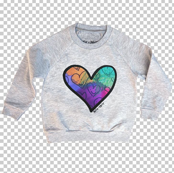 T-shirt Sweater Sleeve Clothing Bluza PNG, Clipart, Bluza, Clothing, Colorful Heart, Cotton, Heart Free PNG Download