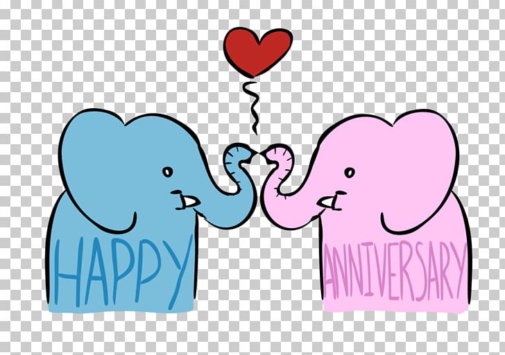 Anniversary Greeting Card PNG, Clipart, Anniversary, Area, Birthday, Cartoon, Elephant Free PNG Download
