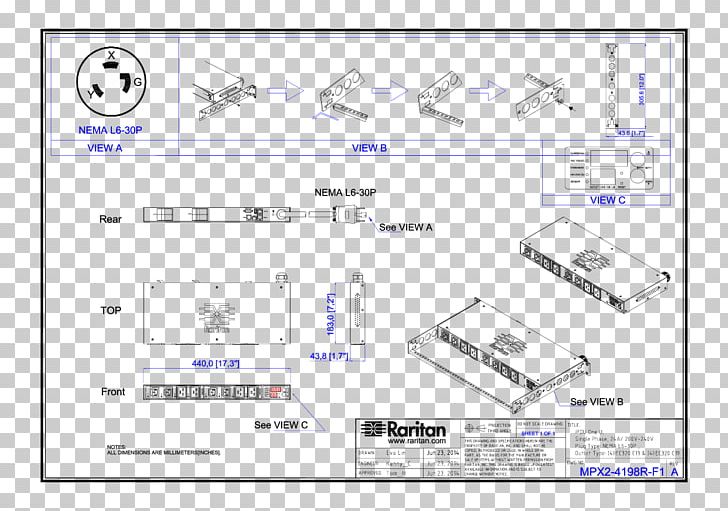 Diagram Power Distribution Unit Electrical Wires & Cable Raritan Inc. AC Power Plugs And Sockets PNG, Clipart, 19inch Rack, Angle, Area, Brand, Data Free PNG Download