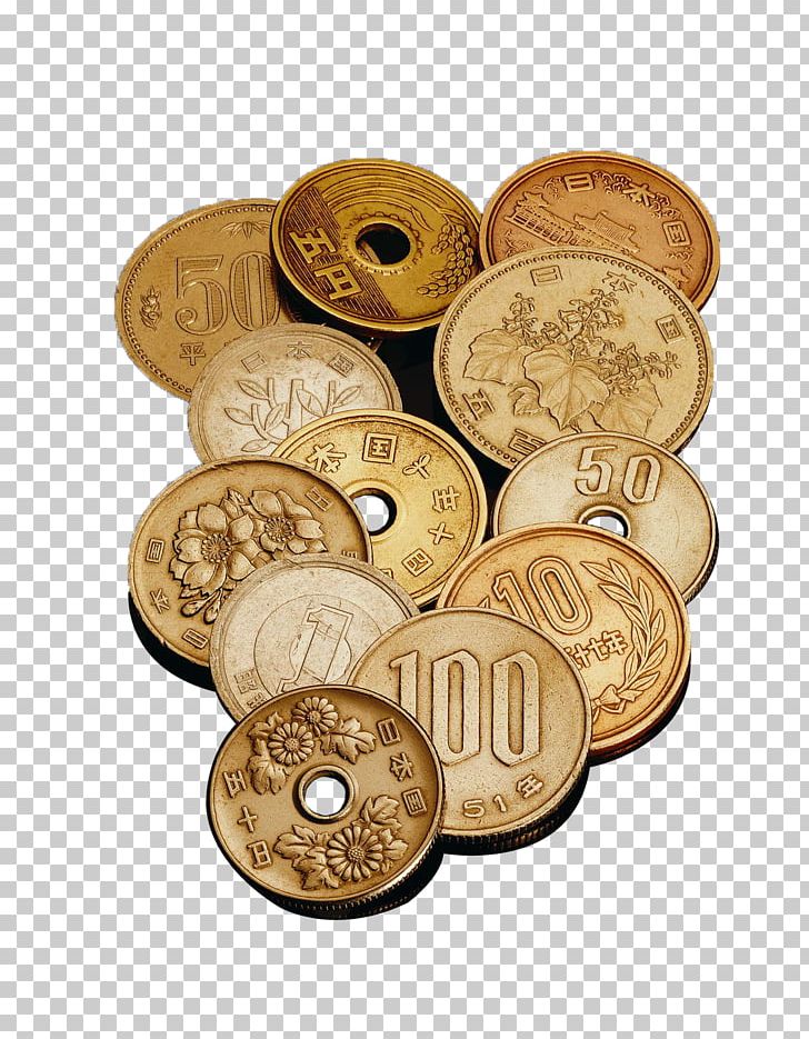 Japanese Yen Coin Money PNG, Clipart, Ancient Chinese Coinage, Banknote, Brass, Button, Cartoon Gold Coins Free PNG Download
